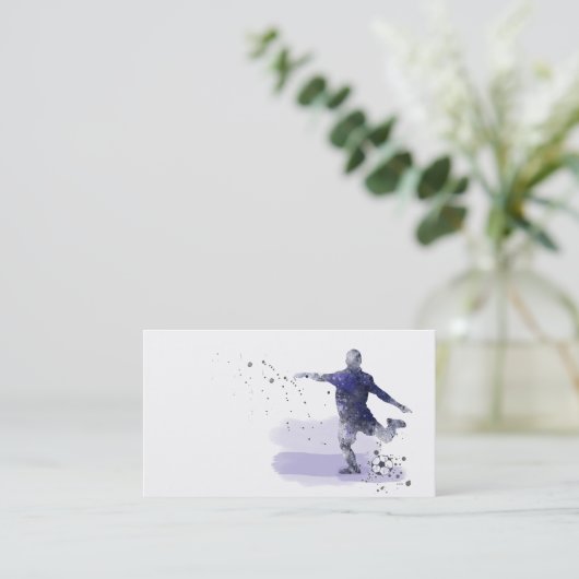 SOCCER PLAYER 2 - Visitekaartjes (Staand voorkant)