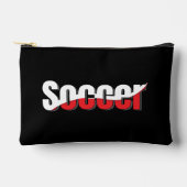 Soccer Player Abstract Swish - Word Art Etui (Voorkant)