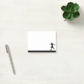 Soccer Player Athlete Sport Silhouette Post-it® Notes (Kantoor)