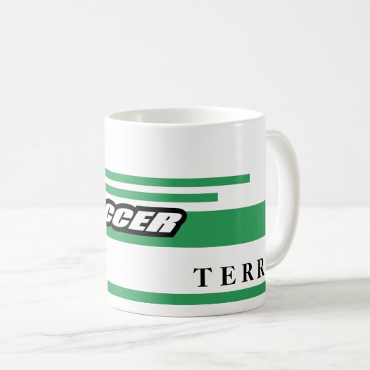 Soccer Player Coffee Mugs Koffiemok (Voorkant rechts)