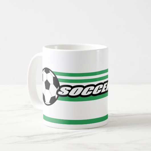 Soccer Player Coffee Mugs Koffiemok (Voorkant links)
