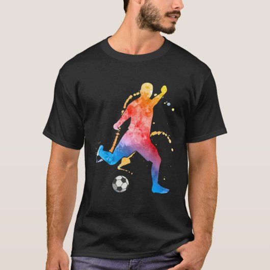 Soccer Player Football Graphic Soccer T-shirt (Voorkant)