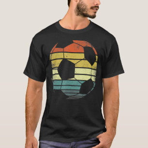 Soccer Player Funny Ball Retro T-shirt