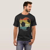 Soccer Player Funny Ball Retro T-shirt (Voorkant volledig)