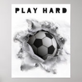 Soccer Player Motivation Poster (Voorkant)