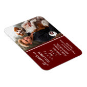 Soccer Player Photo Afstuderen Notice Magnet Magneet (Rechterzijde)