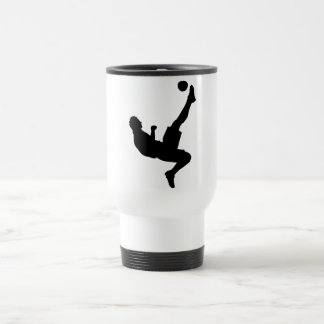 Soccer Player Silhouette Mug Design Reisbeker