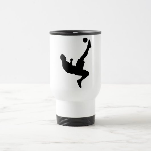 Soccer Player Silhouette Mug Design Reisbeker (Center)
