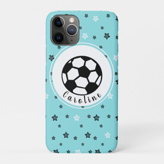 Soccer Player Stars Ball Kind Athlete Gepersonalis Case-Mate iPhone Case (Achterkant)