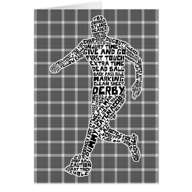 Soccer Player Typografie (Voorkant)