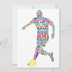Soccer Player Typografie