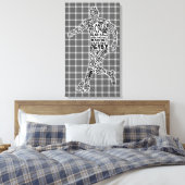 Soccer Player Typography Box Canvas Afdruk (Insitu (Slaapkamer))
