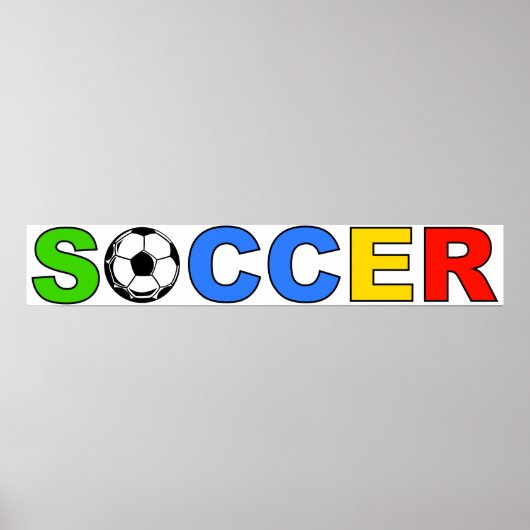 soccer poster (Voorkant)