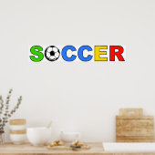 soccer poster (Keuken)