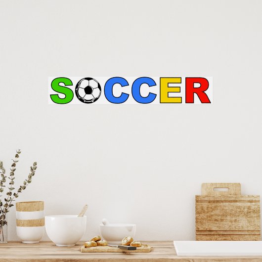 soccer poster (Keuken)