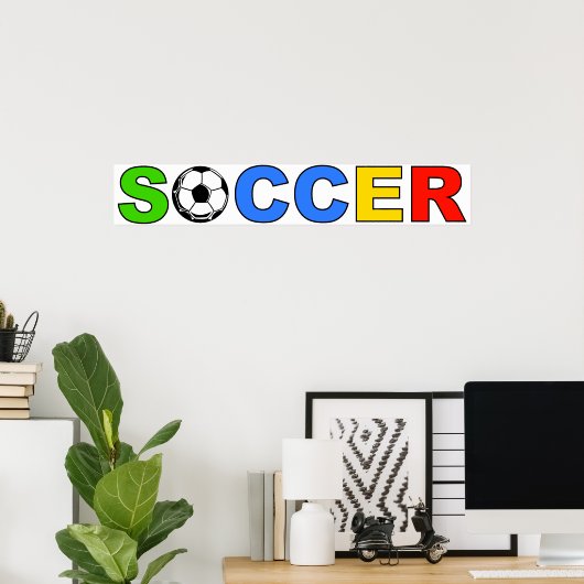 soccer poster (Thuiskantoor)