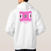 Soccer Princess 2 side Hoodie (Achterkant)