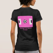 Soccer Princess 2 side T-shirt (Achterkant)