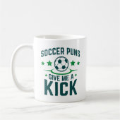 Soccer Puns geeft me een gril Koffiemok (Links)