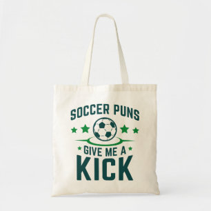 Soccer Puns geeft me een gril Tote Bag