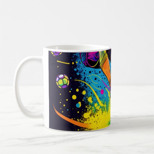 Soccer Realm Coffee Mok (Links)