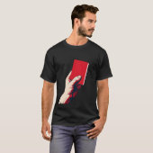 Soccer Red Card girl T-shirt (Voorkant volledig)