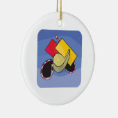 Soccer Referee Keramisch Ornament (Rechts)