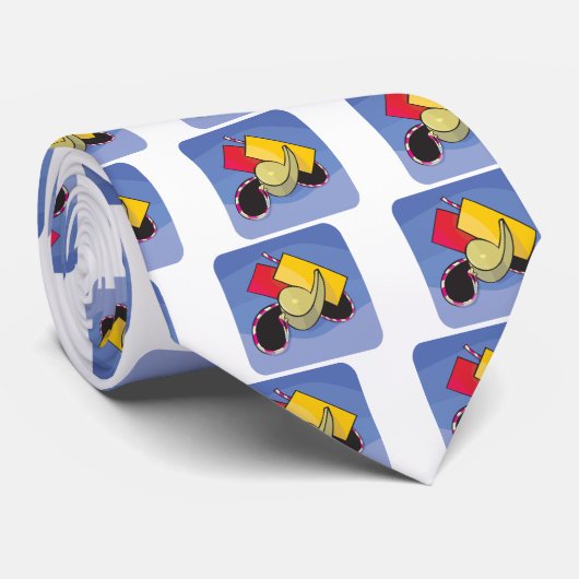 Soccer Referee Stropdas (Opgerold)