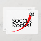 Soccer Rocks Briefkaart (Voorkant / Achterkant)