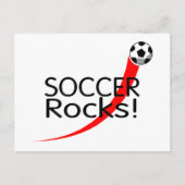 Soccer Rocks Briefkaart (Voorkant)