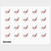 Soccer Rocks Ronde Sticker (Vel)