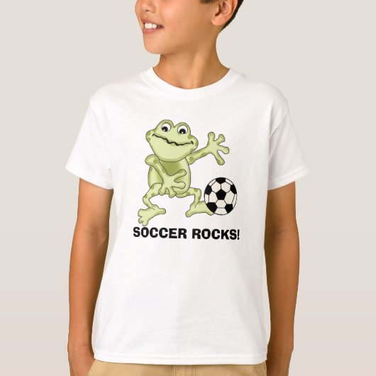 SOCCER ROCKS! T-SHIRT (Voorkant)