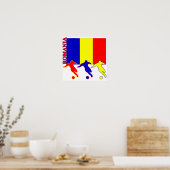 Soccer Romania Poster (Keuken)