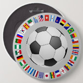 SOCCER RONDE BUTTON 6,0 CM (Voorkant /achterkant)