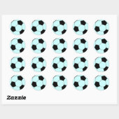 SOCCER RONDE STICKER (Vel)