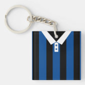  Soccer Rugby Jersey Keyring Sleutelhanger (Voorkant)