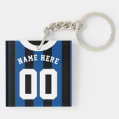  Soccer Rugby Jersey Keyring Sleutelhanger (Achterkant)