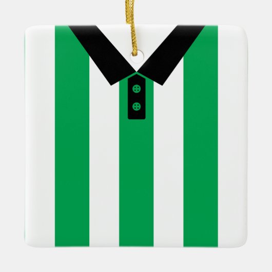 Soccer Rugby Jersey Ornament Sjabloon (Voorkant)