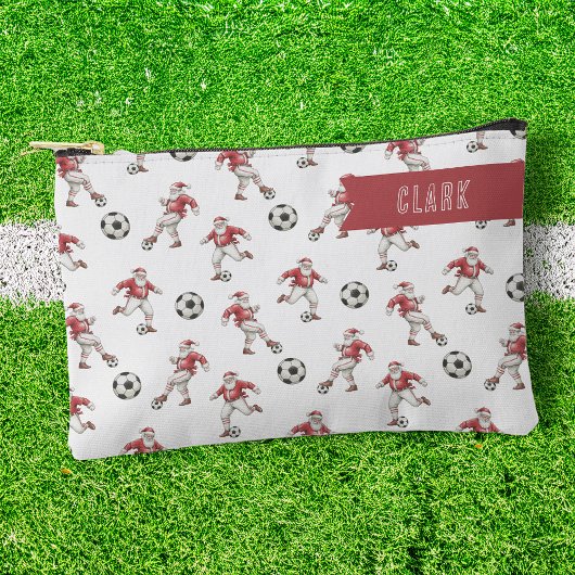 Soccer Santa Personalized Christmas Etui