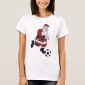 Soccer Santa Tee Shirt (Voorkant)
