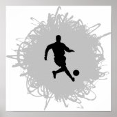 Soccer Scribble Style Poster (Voorkant)