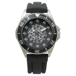 Soccer Season Round Watch Horloge