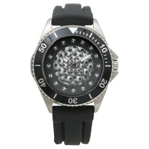 Soccer Season Round Watch Horloge