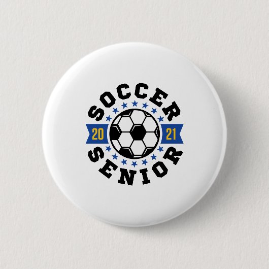 Soccer Senior 2021 Ronde Button 5,7 Cm (Voorkant)