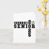 Soccer Senior Night Soccer Senior 2025 Afstuderen Kaart (Gele Bloem)