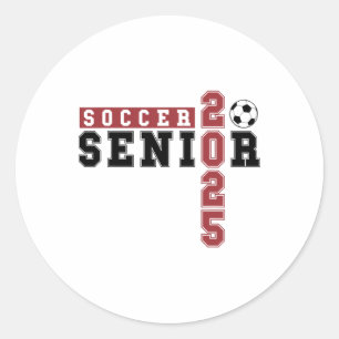 Soccer Senior Night Soccer Senior 2025 Afstuderen Ronde Sticker