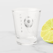 Soccer Shot Glass Glas (Achterkant)