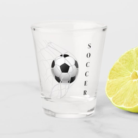 Soccer Shot Glass Glas (Voorkant)