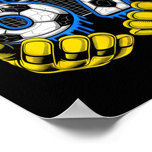 Soccer Six Seven 67 Funny Gen Alpha Meme  Poster (Hoek)