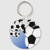 SOCCER SLEUTELHANGER Blue (Voorkant)